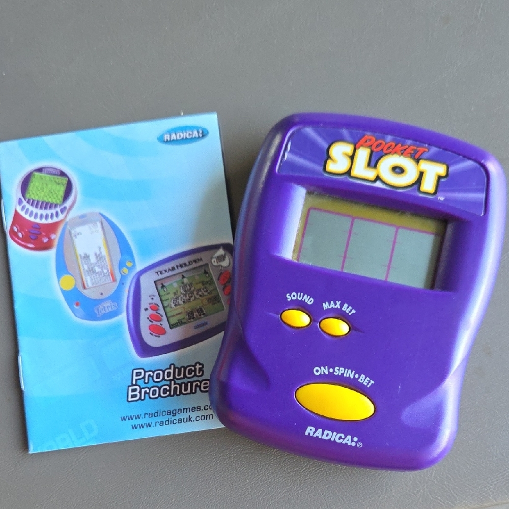 Radica Pocket Slot Handheld Console - Purple